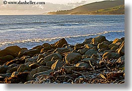 beaches, california, horizontal, materials, nature, ocean, rockies, rocks, santa barbara, sky, sun, sunsets, water, waves, west coast, western usa, photograph