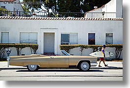 california, classic car, el dorado, horizontal, santa cruz, surfers, transportation, west coast, western usa, photograph
