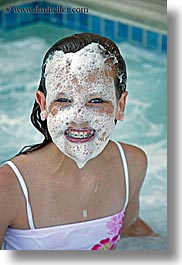 allie, california, childrens, emotions, girls, hottub, humor, people, santa cruz, smiles, vertical, west coast, western usa, photograph