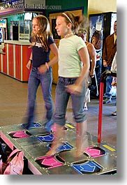 activities, allie, blonds, california, childrens, colorful, colors, dance, dancing, girls, lindsay, people, santa cruz, vertical, west coast, western usa, photograph