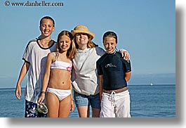 boys, california, childrens, clothes, emotions, girls, happy, hats, horizontal, jills, people, santa cruz, smiles, west coast, western usa, photograph