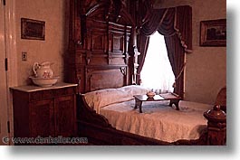 beds, california, horizontal, west coast, western usa, winchester, winchester house, photograph