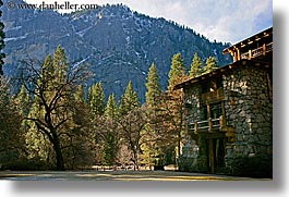 ahwahnee, buildings, california, horizontal, hotels, mountains, structures, west coast, western usa, yosemite, photograph