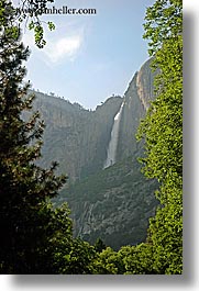 california, falls, nature, vertical, water, waterfalls, west coast, western usa, yosemite, yosemite falls, photograph