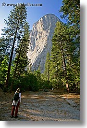 california, el capitan, jills, mountains, nature, people, trees, vertical, west coast, western usa, womens, yosemite, photograph