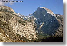 california, half dome, horizontal, mountains, nature, rockface, west coast, western usa, yosemite, photograph