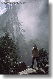 california, jills, mist, nature, people, vertical, watching, water, waterfalls, west coast, western usa, womens, yosemite, photograph