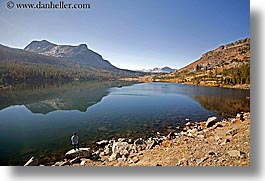 california, horizontal, lakes, mountains, scenics, tenaya, water, west coast, western usa, yosemite, photograph