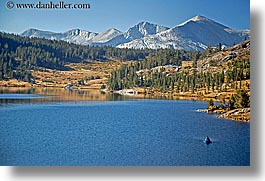 activities, boats, california, fishing, horizontal, lakes, mountains, scenics, tenaya, water, west coast, western usa, yosemite, photograph