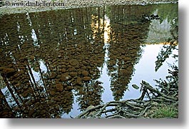 california, horizontal, reflections, rivers, rocks, water, west coast, western usa, yosemite, photograph