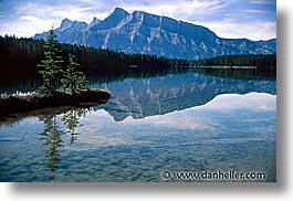 alberta, banff, canada, canadian rockies, horizontal, mountains, reflect, photograph