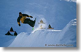 alberta, banff, canada, canadian rockies, horizontal, mountains, snowboard, photograph