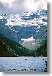 alberta, canada, canadian rockies, lake louise, lakes, louise, mountains, vertical, views, wenkchemna peaks, photograph