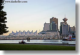 canada, cityscapes, horizontal, reflections, vancouver, water, photograph