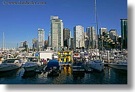 canada, harbor, horizontal, houseboats, rows, vancouver, photograph