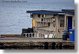 canada, harbor, horizontal, houseboats, ladder, vancouver, photograph