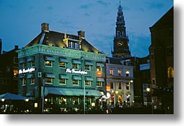 amsterdam, europe, horizontal, nite, streets, photograph