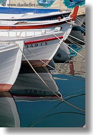 boats, colorful, colors, cres, croatia, europe, moored, vertical, white, photograph