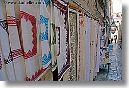 croatia, croatian, dubrovnik, europe, fabrics, horizontal, textiles, photograph