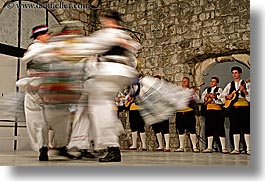 croatia, dancing, dubrovnik, europe, folk dancing, groups, horizontal, motion blur, people, photograph