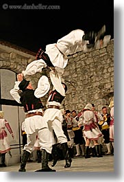 croatia, dance, dancing, dubrovnik, europe, folk dancing, men, vertical, photograph