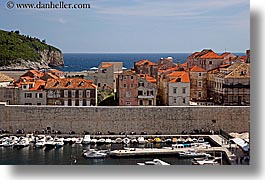 boats, croatia, dubrovnik, europe, harbor, horizontal, towns, photograph