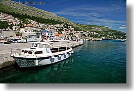 boats, croatia, dubrovnik, europe, harbor, horizontal, towns, photograph