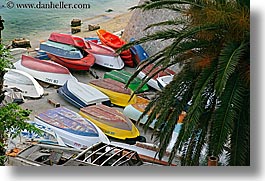 beaches, boats, croatia, dubrovnik, europe, harbor, horizontal, old, palmtree, photograph