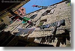 croatia, dubrovnik, europe, hangings, horizontal, laundry, photograph