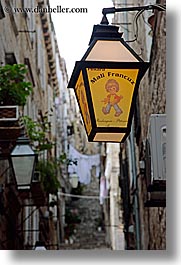 croatia, dubrovnik, europe, lights, streets, vertical, photograph