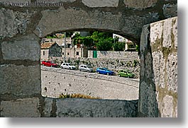 cars, colorful, croatia, dubrovnik, europe, horizontal, windows, photograph