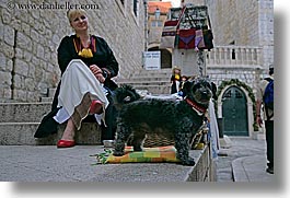 croatia, dogs, dubrovnik, europe, horizontal, womens, photograph