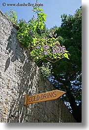 cold, croatia, drinks, dubrovnik, europe, signs, vertical, photograph