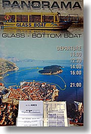 boats, croatia, dubrovnik, europe, glasses, signs, vertical, photograph