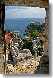 cityscapes, croatia, dubrovnik, europe, stones, town view, towns, vertical, windows, photograph