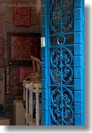 blues, croatia, doors, europe, groznjan, vertical, photograph