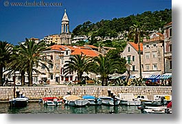 boats, croatia, europe, harbor, horizontal, hvar, towns, photograph