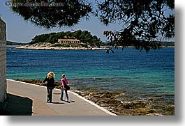 croatia, europe, horizontal, hvar, lagoon, people, scenics, water, womens, photograph