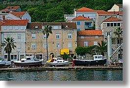 boats, croatia, europe, horizontal, korcula, shores, photograph