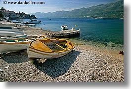 beaches, boats, croatia, europe, horizontal, korcula, oranges, photograph