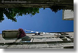 croatia, europe, hangings, horizontal, korcula, laundry, photograph