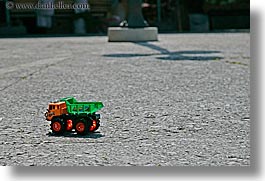 croatia, europe, horizontal, korcula, toys, trucks, photograph