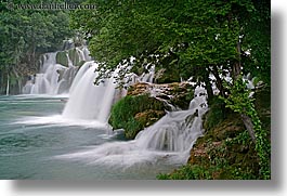 croatia, europe, horizontal, krka, slow exposure, waterfalls, photograph