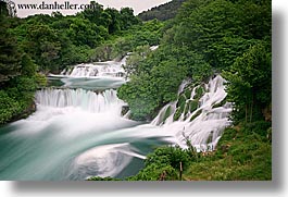 croatia, europe, horizontal, krka, long exposure, waterfalls, photograph