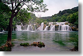 croatia, europe, horizontal, krka, slow exposure, waterfalls, photograph