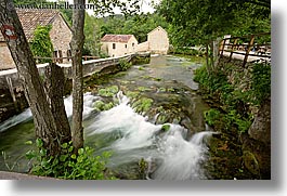 croatia, europe, horizontal, krka, leaves, slow exposure, stream, photograph
