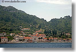 boats, croatia, europe, horizontal, lopud, towns, photograph