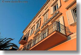 apoksiomen hotel, balconies, croatia, europe, horizontal, mali losinj, perspective, upview, photograph