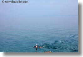 coast, croatia, europe, horizontal, mali losinj, open, swimmers, water, photograph