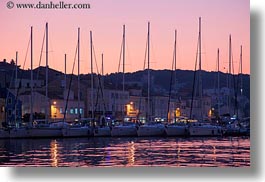 croatia, europe, harbor, horizontal, mali losinj, sunsets, photograph